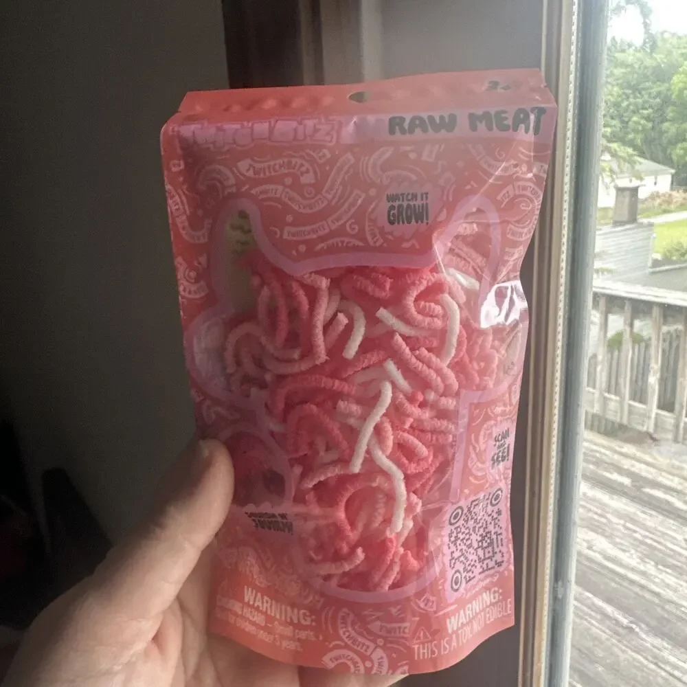 NEW BAG SQUISHY sensory fidget WIGGLE RAW MEAT - NOT CANDY